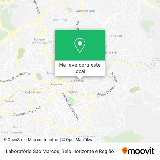 Laboratório São Marcos mapa