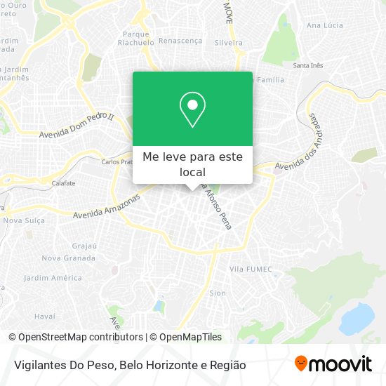 Vigilantes Do Peso mapa