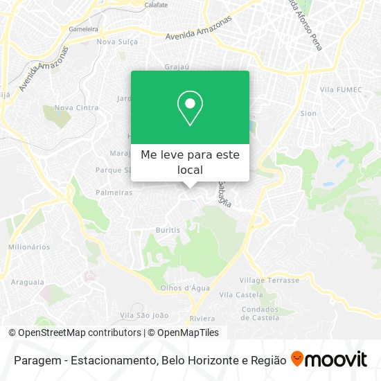 Paragem - Estacionamento mapa