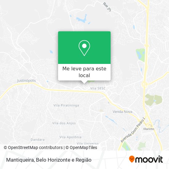 Mantiqueira mapa