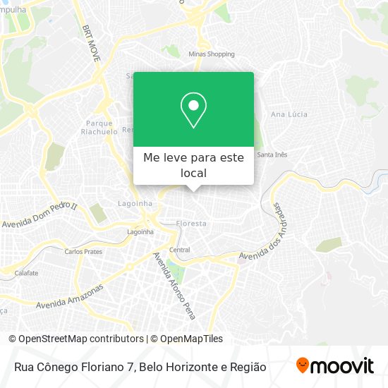 Rua Cônego Floriano 7 mapa
