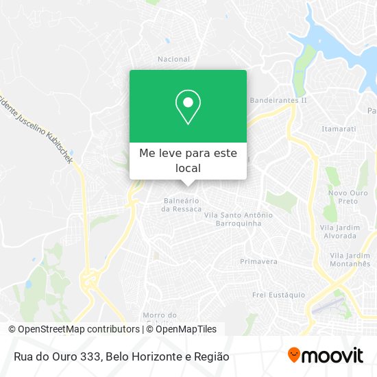 Rua do Ouro 333 mapa
