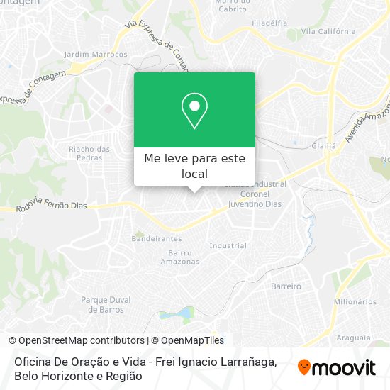 Oficina De Oração e Vida - Frei Ignacio Larrañaga mapa