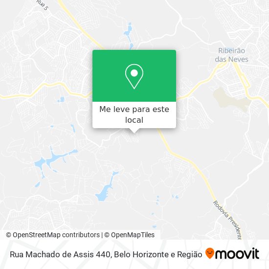 Rua Machado de Assis 440 mapa