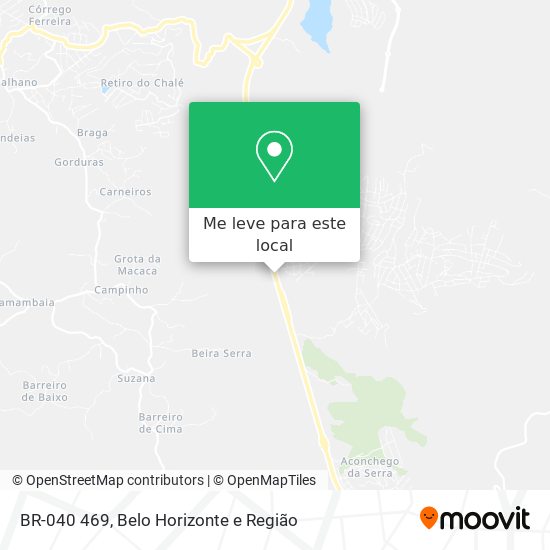 BR-040 469 mapa