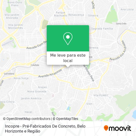 Incopre - Pré-Fabricados De Concreto mapa
