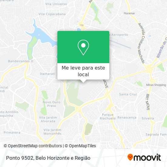 Ponto 9502 mapa