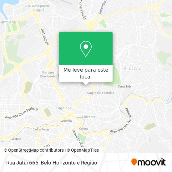 Rua Jataí 665 mapa