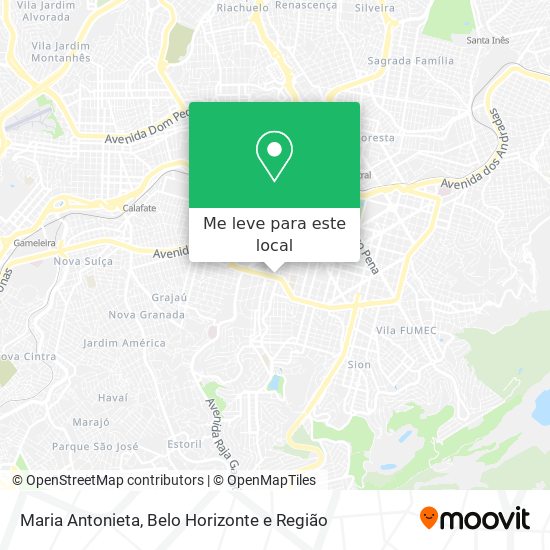 Maria Antonieta mapa