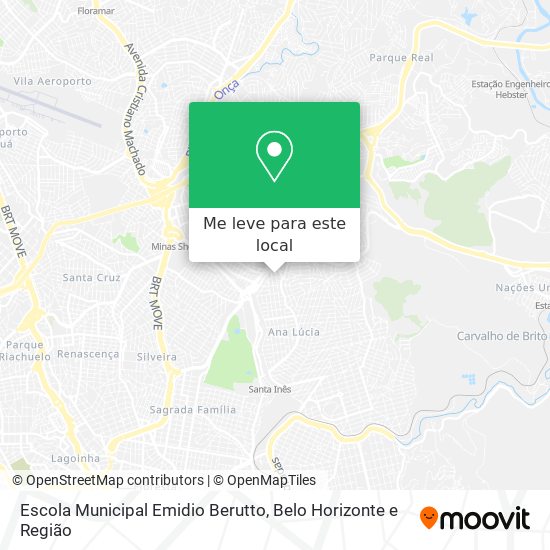 Escola Municipal Emidio Berutto mapa