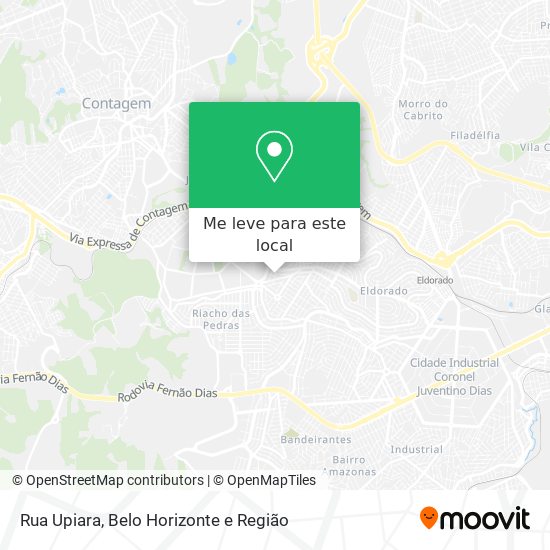 Rua Upiara mapa