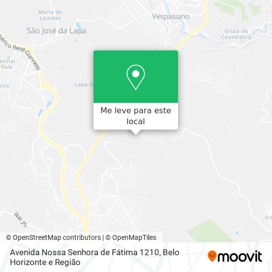 Avenida Nossa Senhora de Fátima 1210 mapa