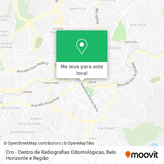 Cro -	Centro de Radiografias Odontológicas mapa