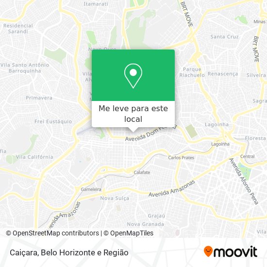 Caiçara mapa
