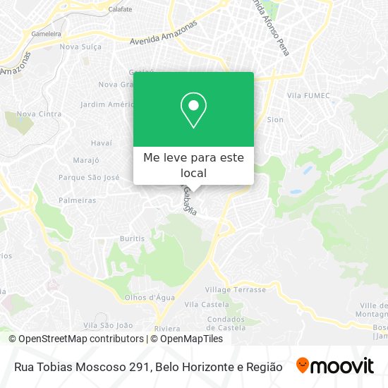 Rua Tobias Moscoso 291 mapa