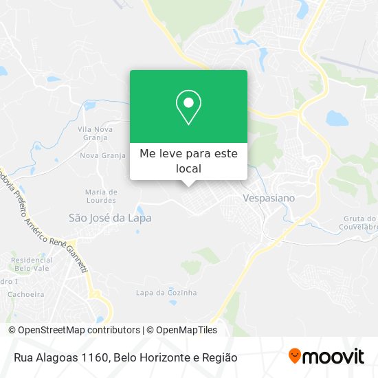 Rua Alagoas 1160 mapa