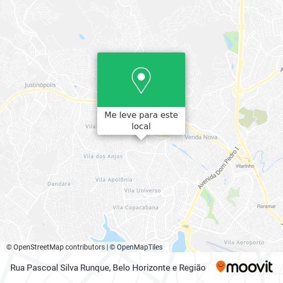 Rua Pascoal Silva Runque mapa