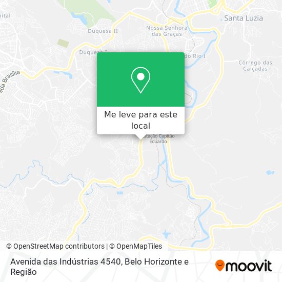 Avenida das Indústrias 4540 mapa