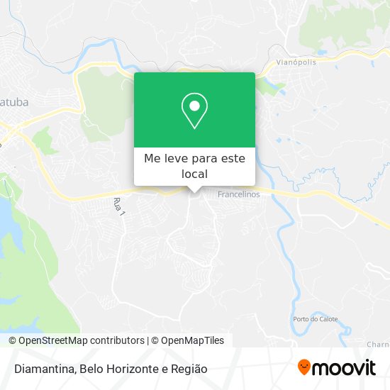 Diamantina mapa