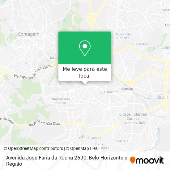 Avenida José Faria da Rocha 2690 mapa