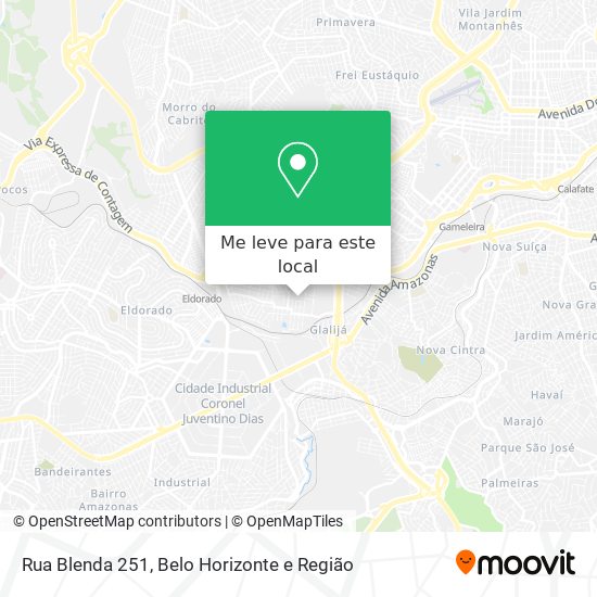 Rua Blenda 251 mapa