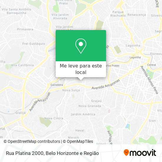 Rua Platina 2000 mapa