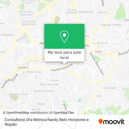 Consultório Dra Mônica Nardy mapa