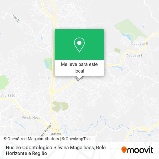 Núcleo Odontológico Silvana Magalhães mapa