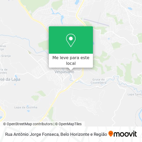 Rua Antônio Jorge Fonseca mapa