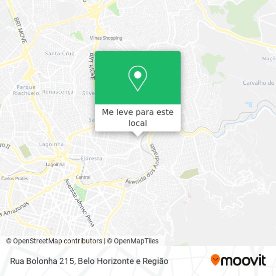 Rua Bolonha 215 mapa
