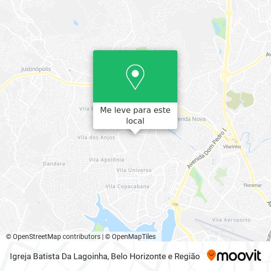 Igreja Batista Da Lagoinha mapa