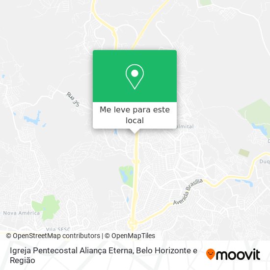 Igreja Pentecostal Aliança Eterna mapa