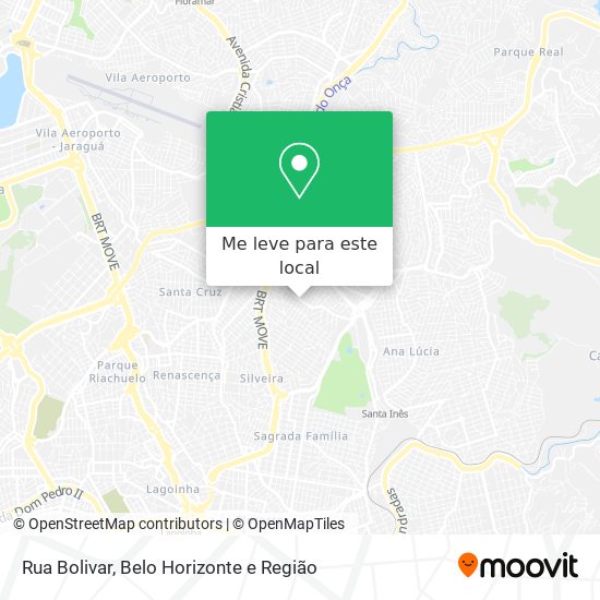Rua Bolivar mapa