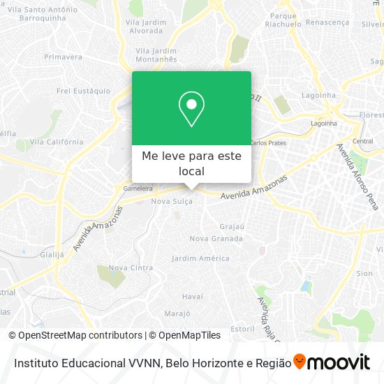 Instituto Educacional VVNN mapa