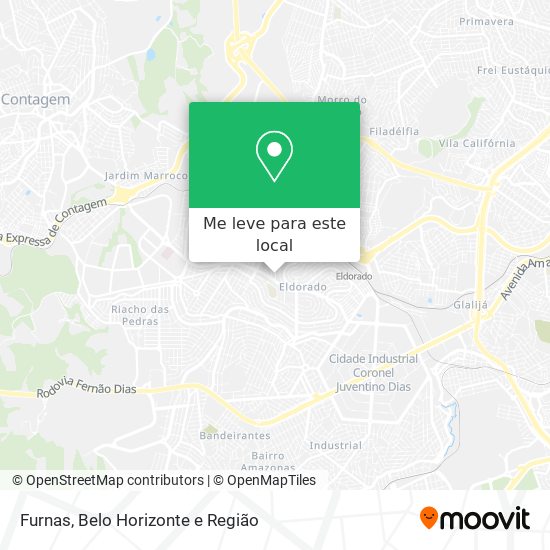 Furnas mapa