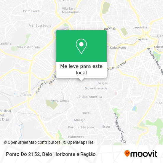 Ponto Do 2152 mapa