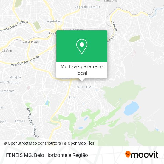 FENEIS MG mapa