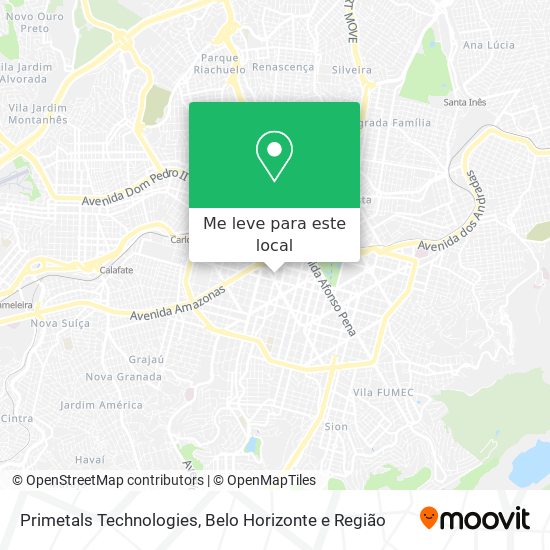 Primetals Technologies mapa