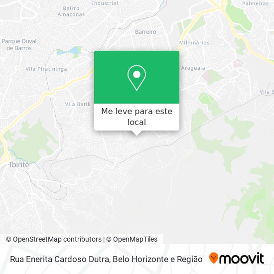 Rua Enerita Cardoso Dutra mapa