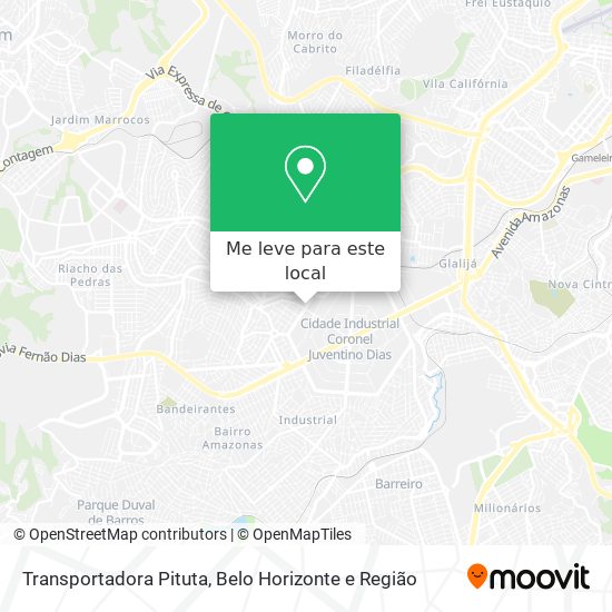 Transportadora Pituta mapa