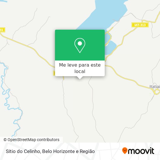 Sítio do Celinho mapa