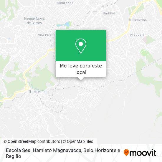 Escola Sesi Hamleto Magnavacca mapa