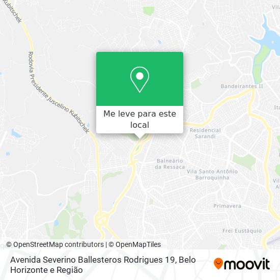 Avenida Severino Ballesteros Rodrigues 19 mapa