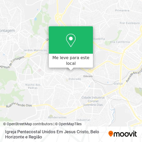 Igreja Pentecostal Unidos Em Jesus Cristo mapa