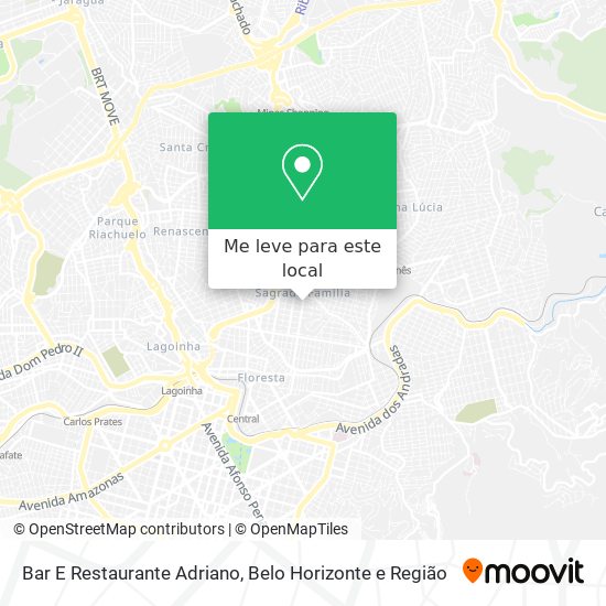 Bar E Restaurante Adriano mapa
