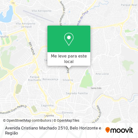 Avenida Cristiano Machado 2510 mapa