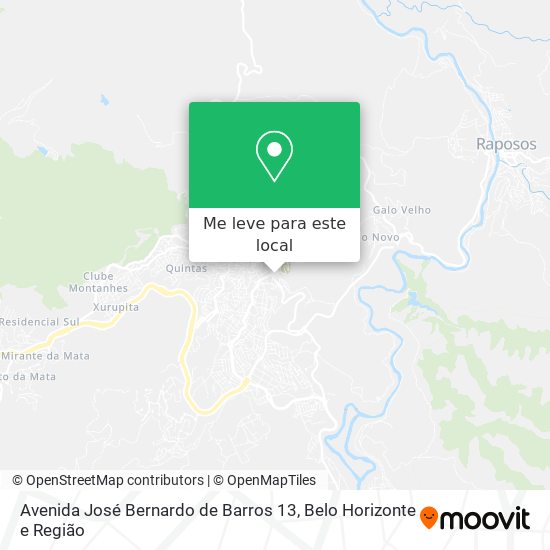 Avenida José Bernardo de Barros 13 mapa