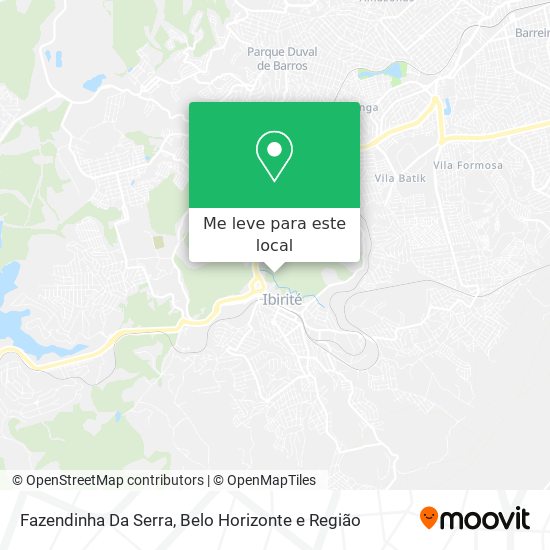 Fazendinha Da Serra mapa