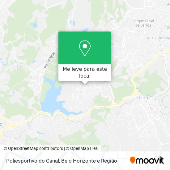 Poliesportivo do Canal mapa
