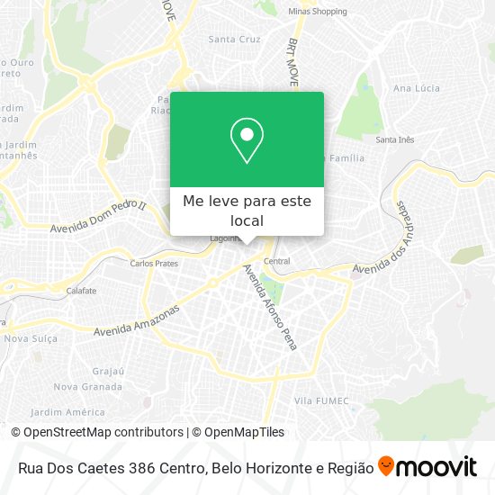 Rua Dos Caetes 386 Centro mapa